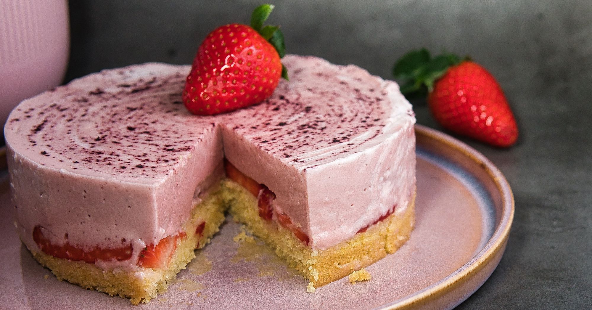 Simple Vegan Strawberry Tart
